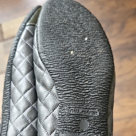 Paul Mayer Attitudes Gray Quilted Flats - Picture 14 of 16